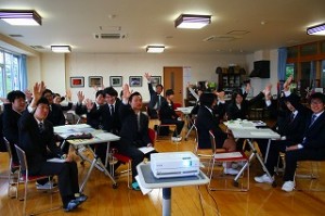 H24年介護こども2年ユニット型施設見学 085